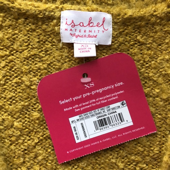 NWT! - ISABEL Maternity Super Soft Long Cardigan Sweater - Picture 3 of 5